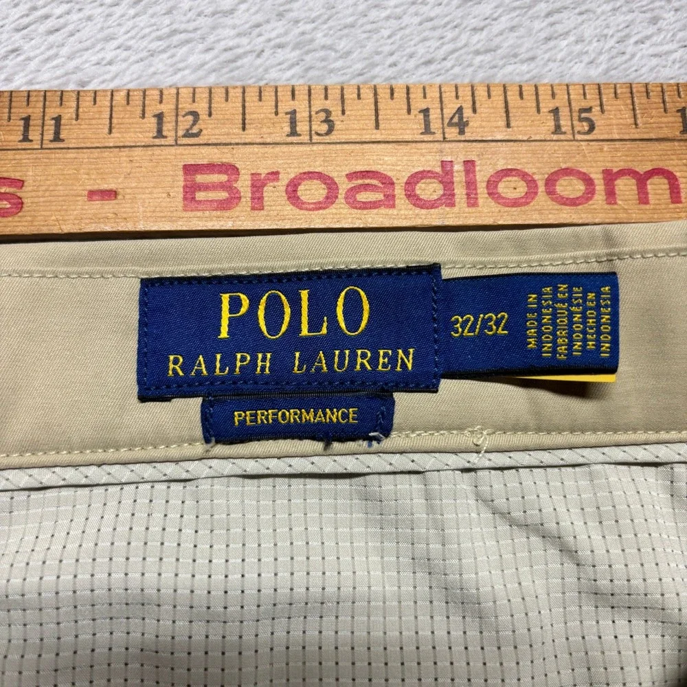 Polo Ralph Lauren Tech 5-Pocket Pant Active Fit Performance Khaki Size 32x32